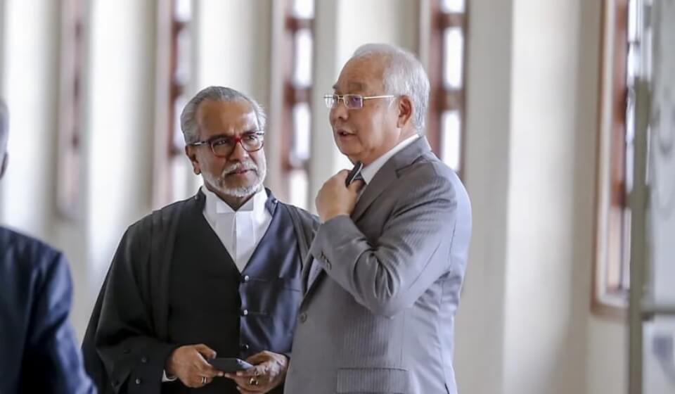 Datuk Seri Najib Razak dan Tan Sri Shafee Abdullah