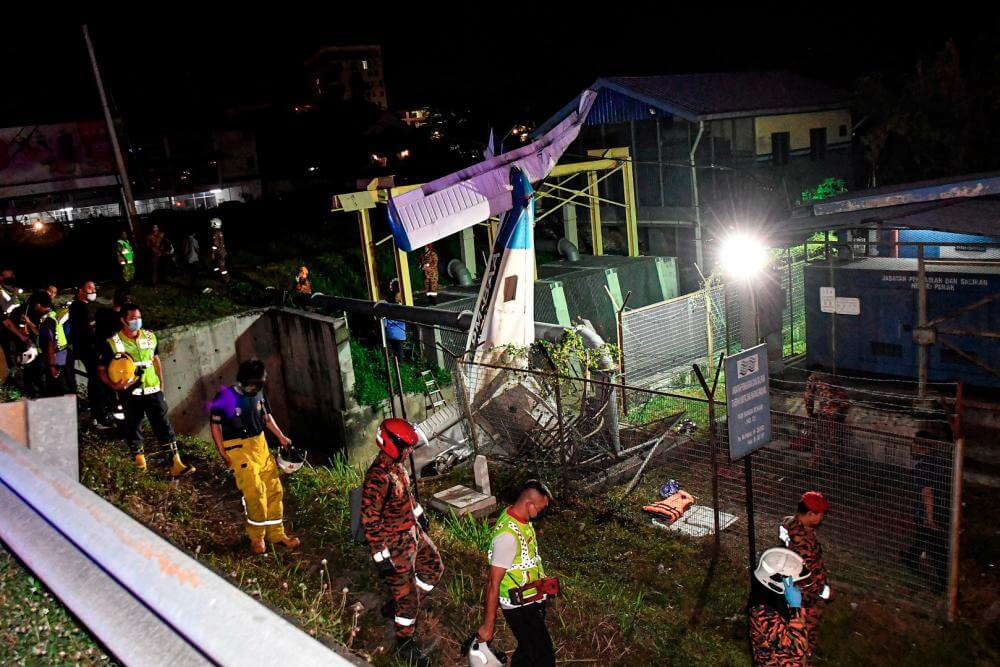 kemalangan udara melibatkan pesawat di ipoh