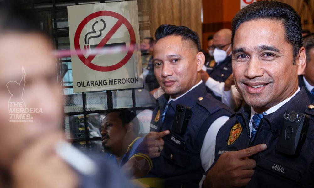 Perokok tegar, penjual rokok haram kini dipantau kamera badan penguatkuasa KKM