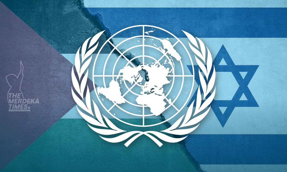 Israel, Palestin bergaduh di PBB