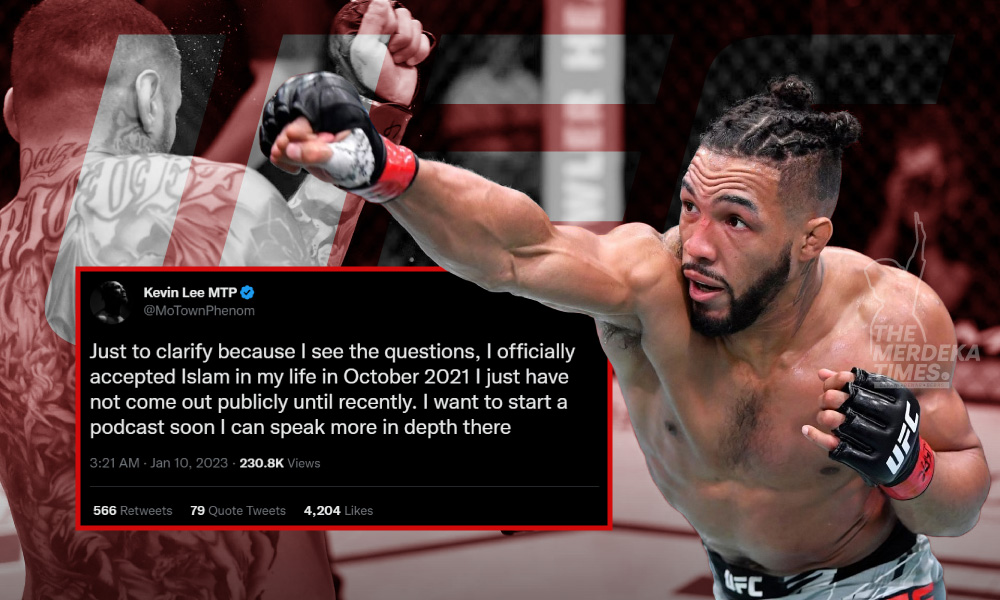 Bekas petarung UFC, Kevin Lee peluk Islam