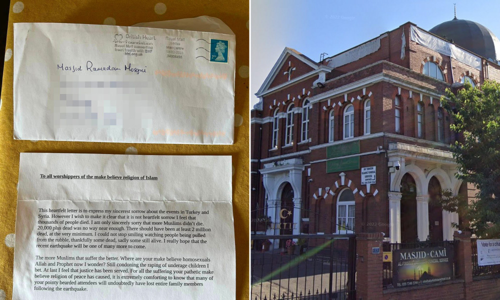 Masjid di UK terima surat layang rai kematian mangsa gempa di Turkiye, Syria