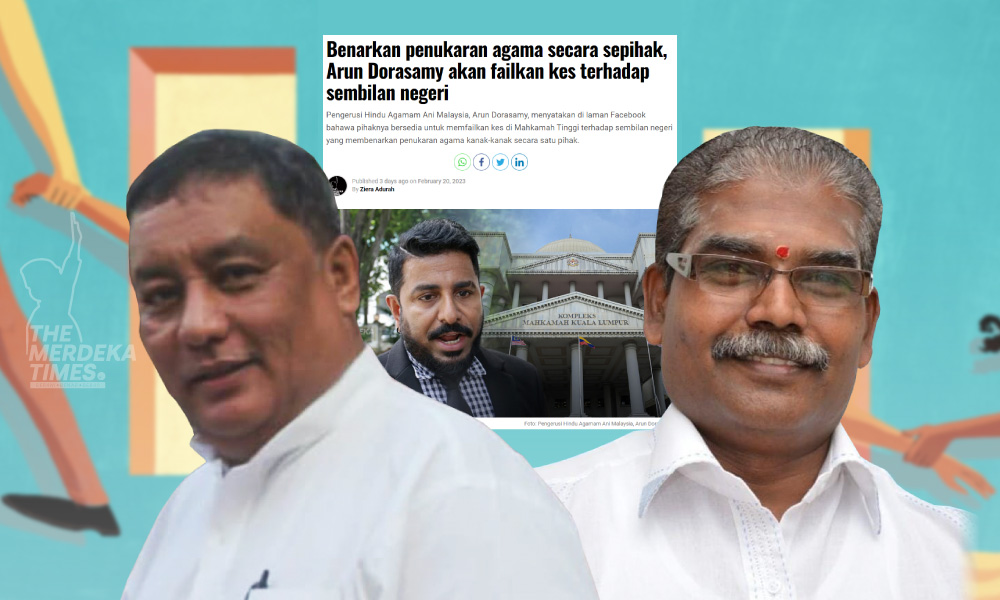 Penukaran agama anak sepihak, undang-undang tidak lindungi kebebasan agama perlu dicabar - Presiden Malaysia Hindu Sangam