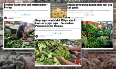 Terpaksa kurangkan pembelian sayur, harga mahal