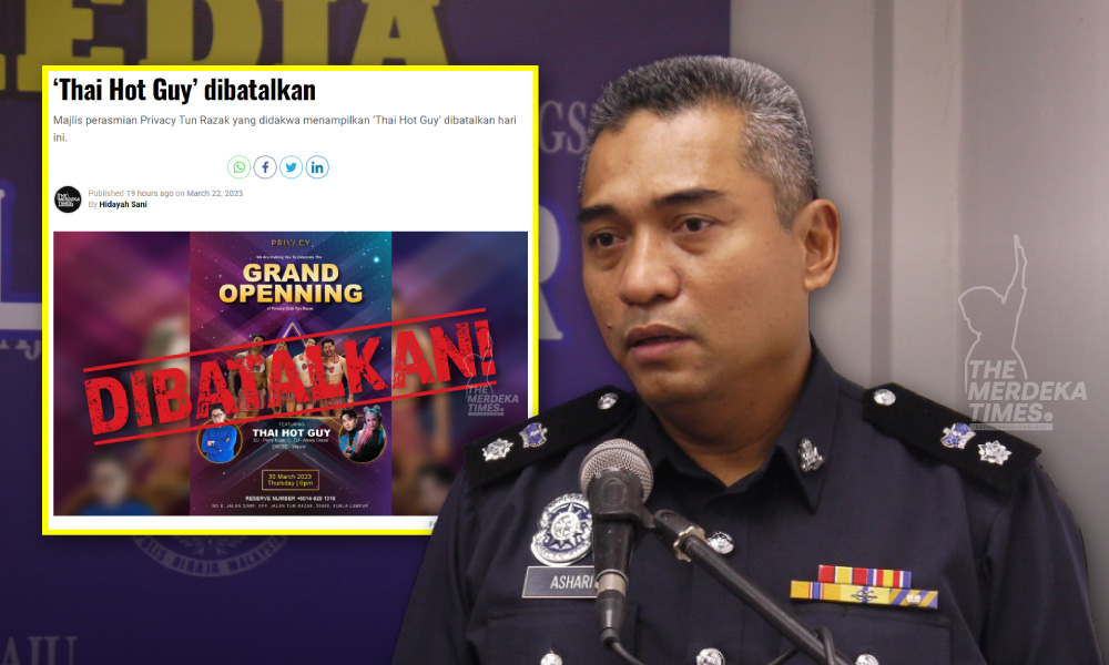 Acara ‘Thai Hot Guy’ batal, polis tidak buka siasatan