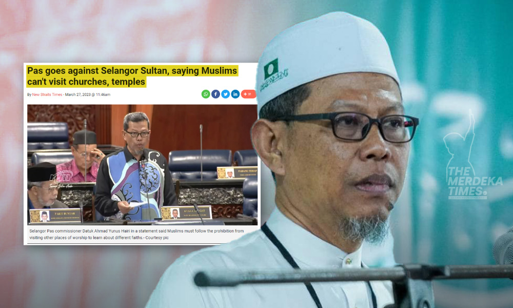 Isu lawat rumah ibadat: Pas Selangor tuntut akhbar bahasa Inggeris mohon maaf