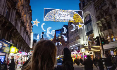 London pertama kali dihiasi cahaya sempena Ramadan