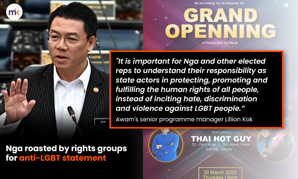 Nga Kor Ming dikritik kerana tidak sokong program LGBT