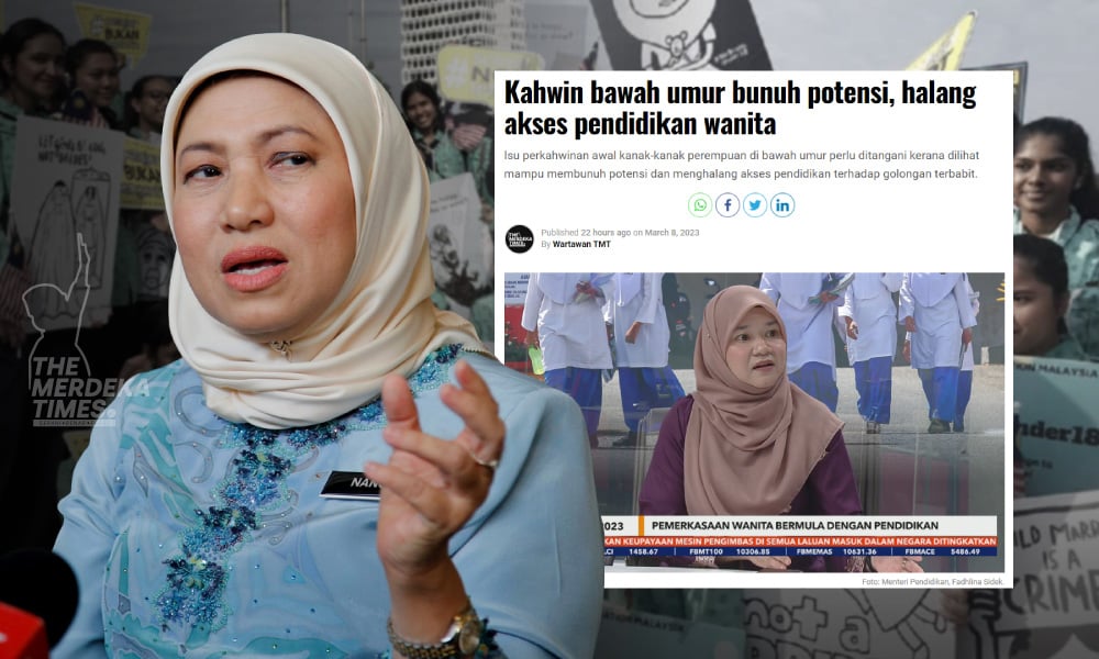 Perkahwinan kanak-kanak: Kerajaan perlu terus beri kesedaran - Nancy Shukri