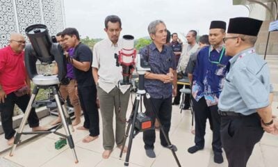 Gerhana matahari separa dicerap di Putrajaya