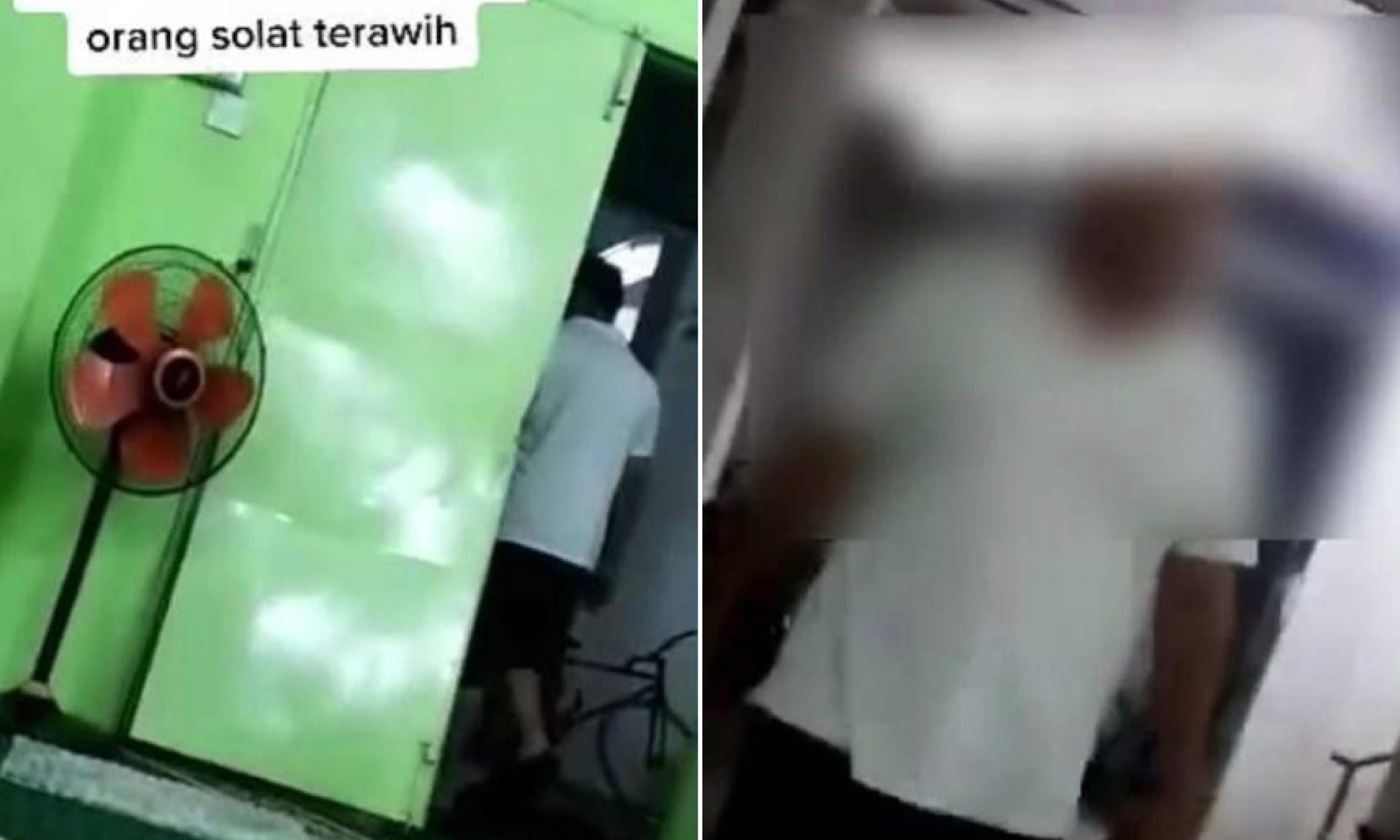 Lelaki mengamuk halang jemaah solat tarawih