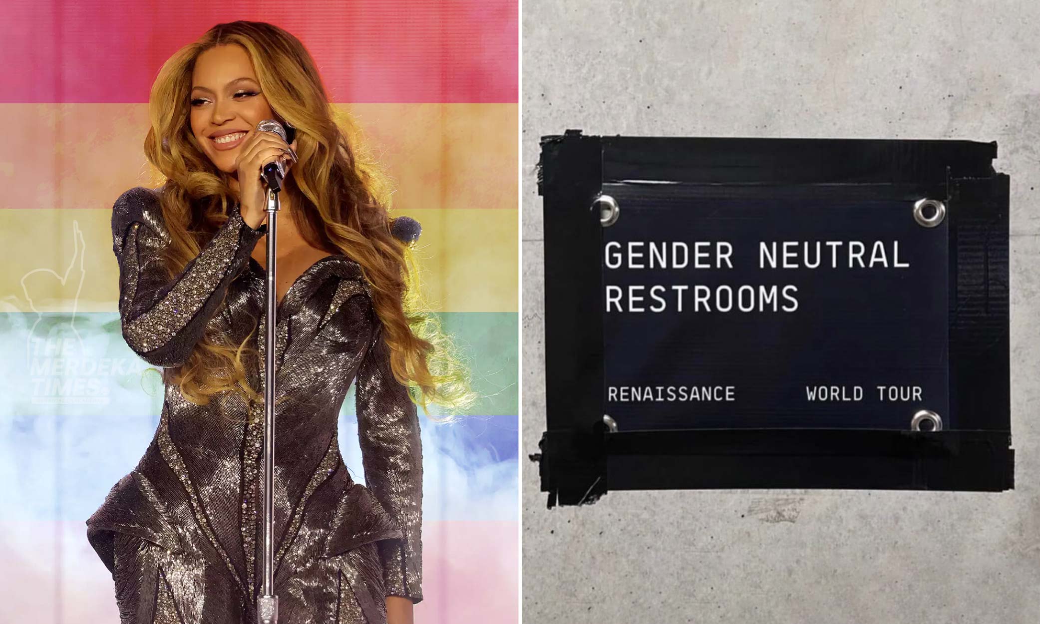 Konsert Beyonce sediakan tandas bebas jantina