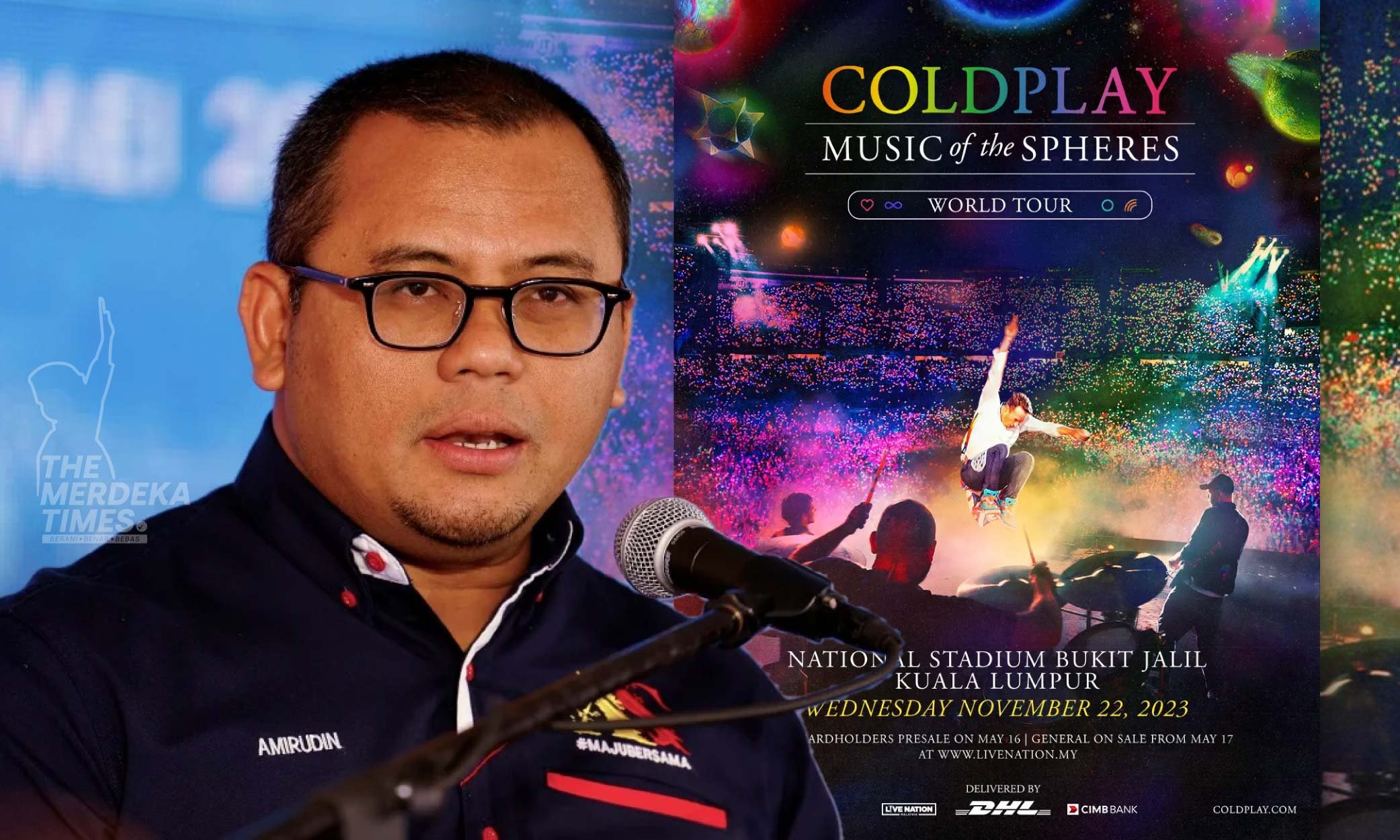 Konsert Coldplay: Sokong muzik, bukan gerakan ‘pelangi’ – MB Selangor