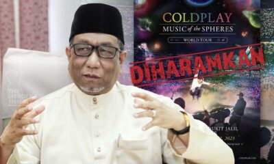 Konsert Coldplay wajar diharamkan – Mufti Pahang