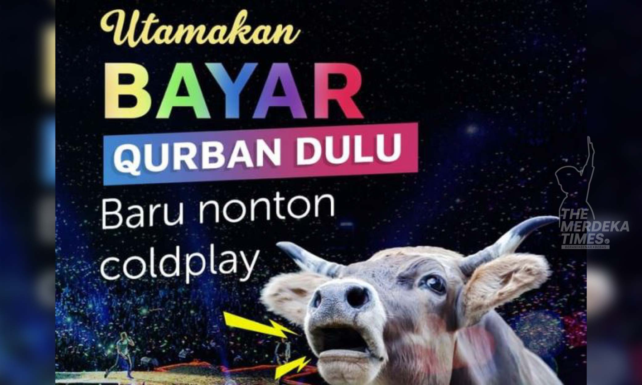 Lebih baik buat korban daripada beli tiket Coldplay – Netizen