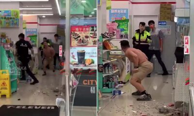 Lelaki 'Hulk' mengamuk di Taiwan