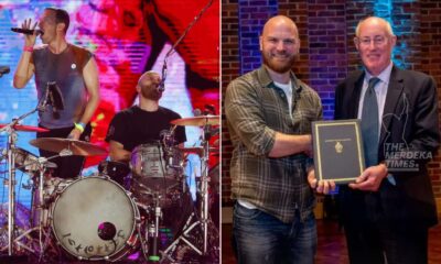 Pemain dram Coldplay miliki ijazah doktor kehormat