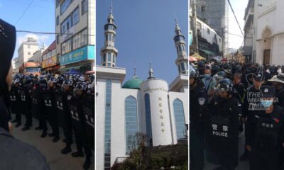Pertahankan kubah masjid dari diroboh, penunjuk perasaan 'bertempur' dengan polis