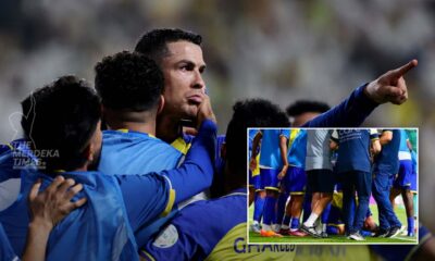 Ronaldo bersujud lepas jaringkan gol