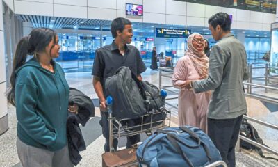 Tiga rakyat Malaysia terkandas di Sudan selamat tiba di KLIA