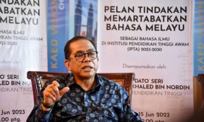 IPT diminta martabat Bahasa Melayu sebagai Bahasa Ilmu – Khaled Nordin