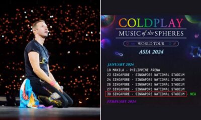 Konsert Coldplay tambah sehari di Singapura