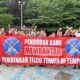 Penduduk Jalan Tempua Bandar Puchong Jaya bantah bina menara telekomunikasi 5G