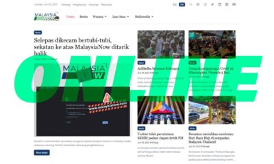 Selepas dikecam bertubi-tubi, sekatan ke atas MalaysiaNow ditarik balik