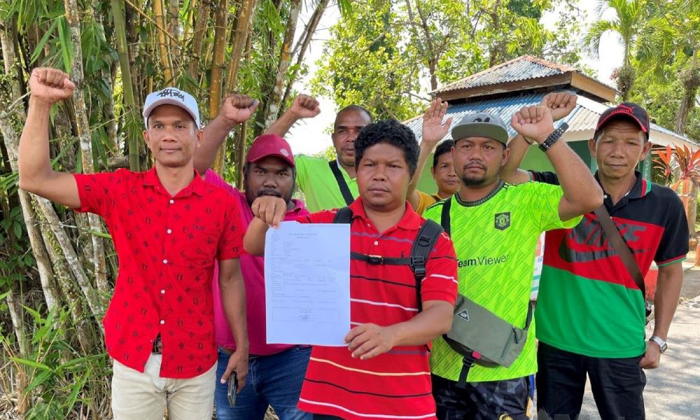 Orang Asli Temiar buat laporan polis berkenaan aktiviti pencerobohan tanah