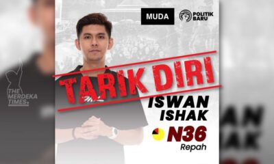PRN: Calon MUDA DUN Repah tarik diri
