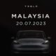 Tesla dilancar secara rasmi di Malaysia pada 20 Julai ini