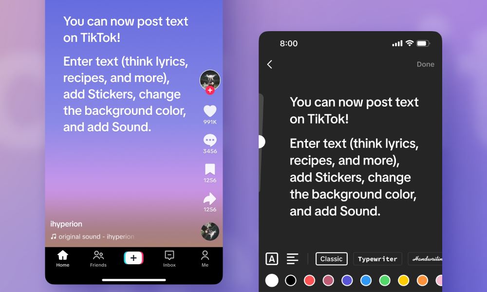 TikTok tawar ciri baharu siaran teks sahaja