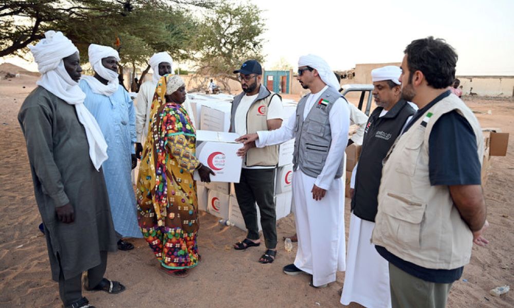 Tim kemanusiaan UAE hantar makanan kepada pelarian Sudan di Chad