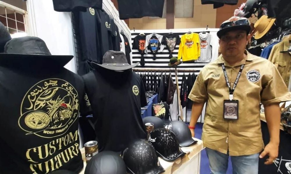 Tulisan Jawi mampu jadi tarikan di acara permotoran dunia