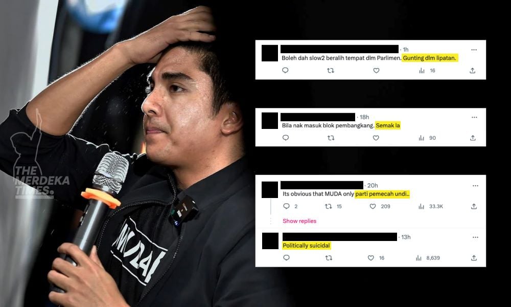 Netizen mahu Syed Saddiq, MUDA keluar Kerajaan Perpaduan 