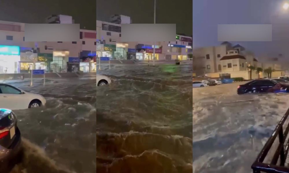 Lelaki maut dalam banjir ketika Makkah dilanda ribut