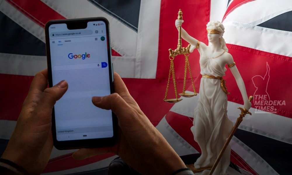 Pengguna UK tuntut £7 bilion daripada Google