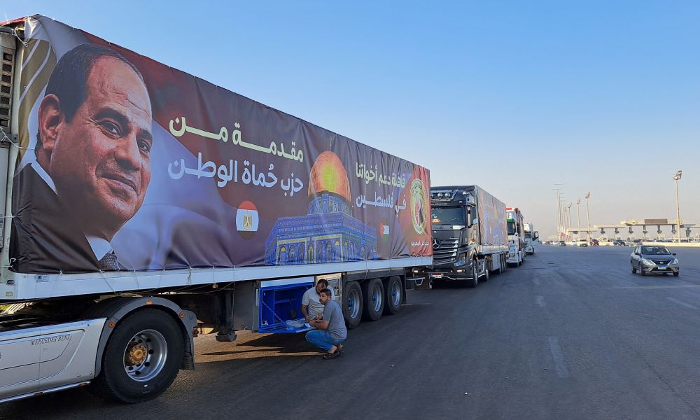 Mesir setuju buka sempadan Rafah, 20 lori bantuan AS dibenarkan masuk ke Gaza