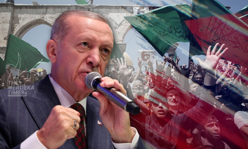 Pembentukan negara Palestin merdeka tidak boleh ditangguhkan lagi – Erdogan