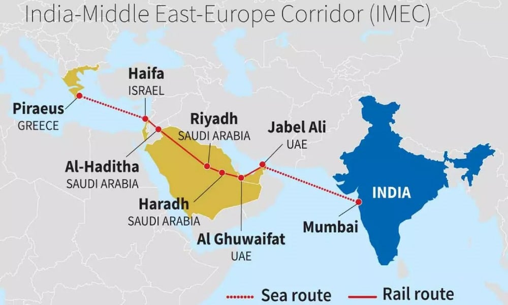 Projek koridor ekonomi IMEC ditangguh ekoran perang Palestin-Israel