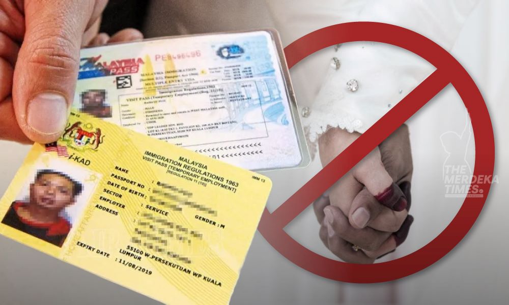 Pemegang PLKS tidak boleh berkahwin dengan rakyat tempatan