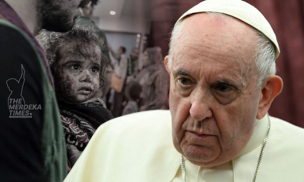 Pope kesal dengan situasi perang di Gaza