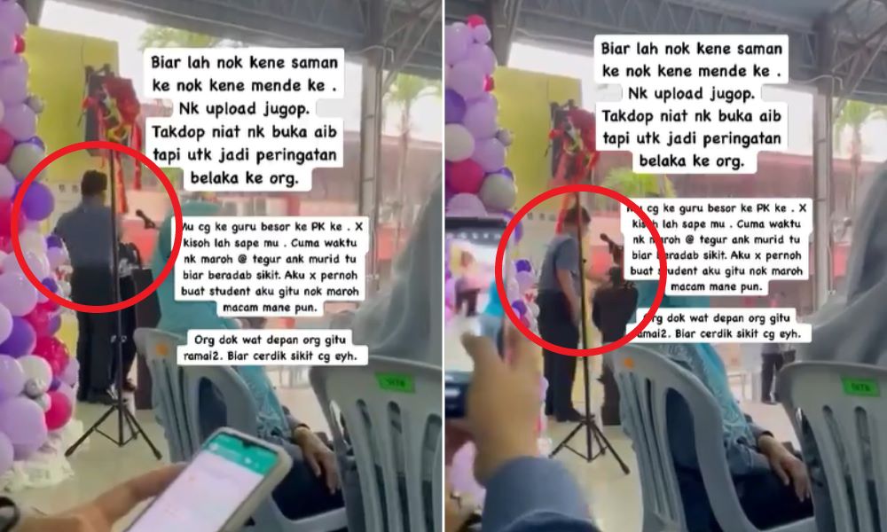 Guru pukul kepala, tolak murid kerana tidak berdiri tegak masa perhimpunan