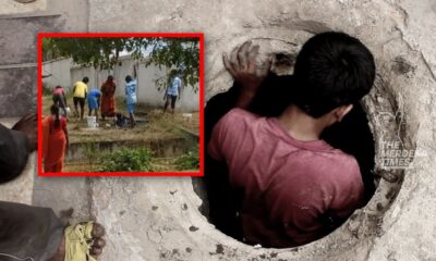 Paksa pelajar Dalit bersih tangki septik, Kakitangan sekolah ditahan polis