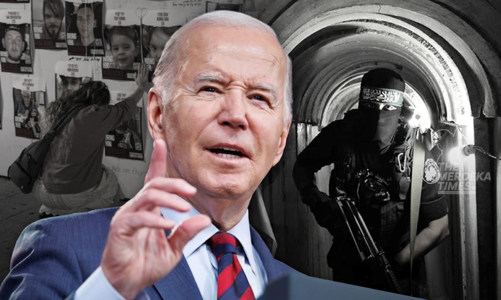 Pam air laut ke terowong, Biden tidak dapat sahkan keselamatan tawanan zionis