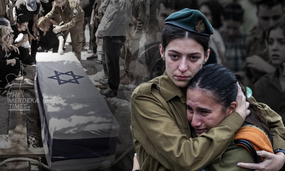Satu per lima tentera zionis Israel maut dibedil kereta kebal, ditembak sama sendiri