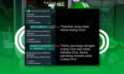 Tidak puas hati Grab tiada bahasa Mandarin