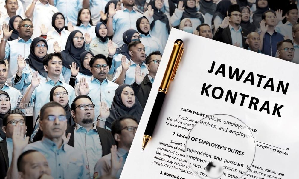 Penjawat awam kini hanya dilantik secara kontrak