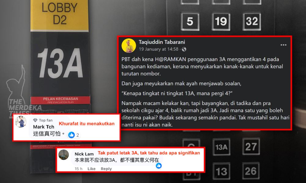 PBT disaran larang penggunaan nombor 3A di tingkat bangunan