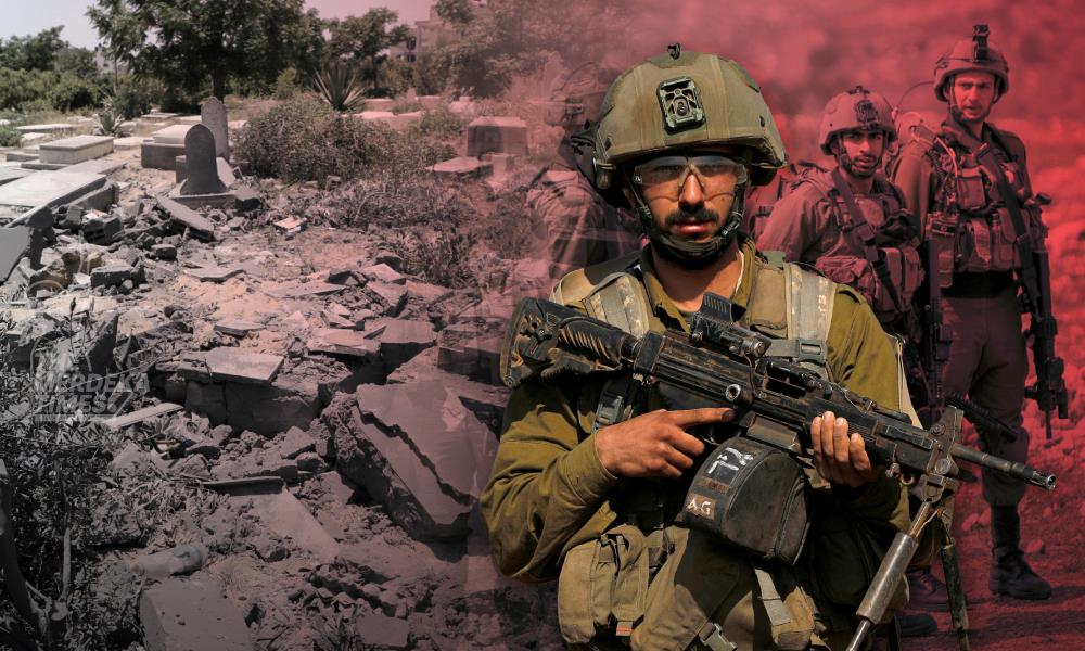 Tentera Israel rosakkan kubur, gali mayat reput di Khan Younis
